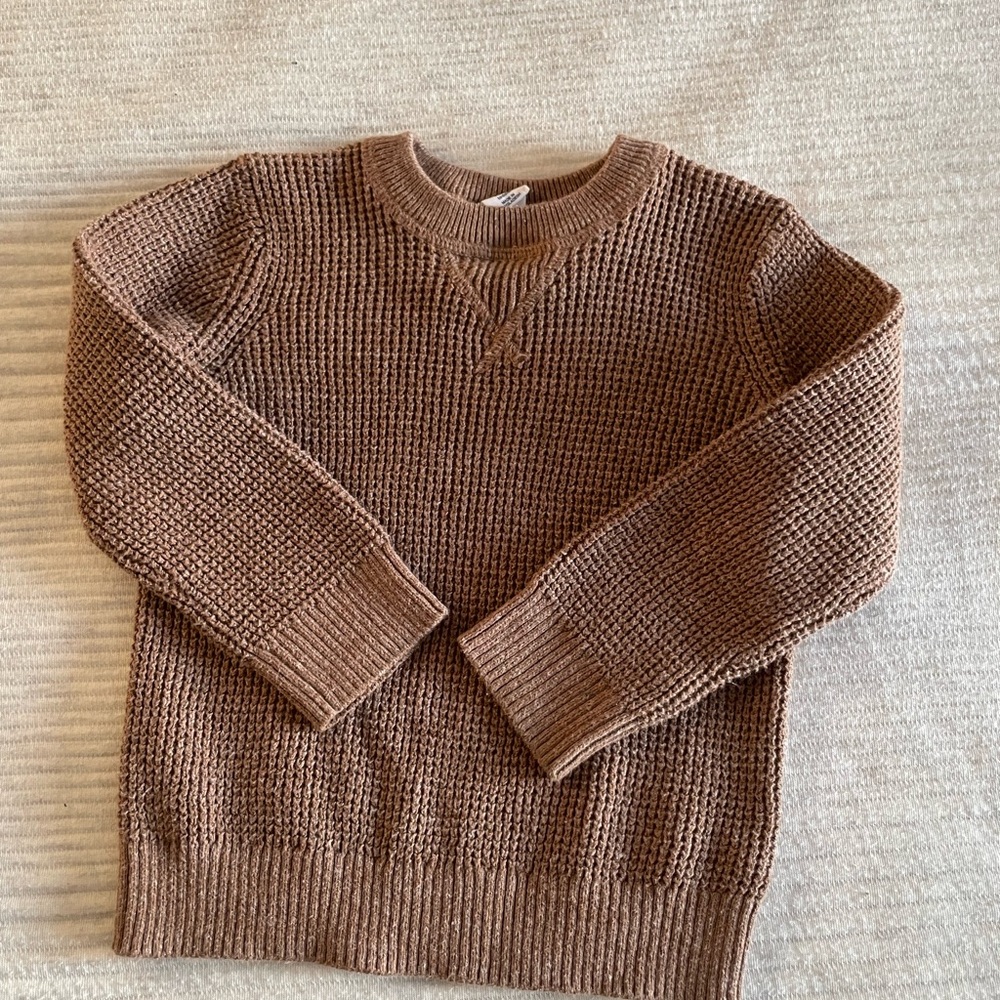 2 GAP Toddler worn once! Brown + green Sweaters